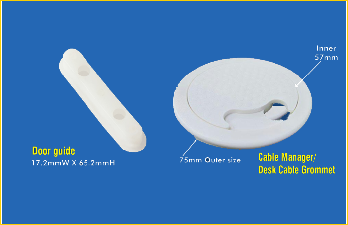 door guide cable manager